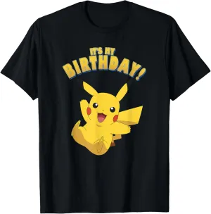 Pokémon Pikachu It's My Birthday! Poster T-Shirt