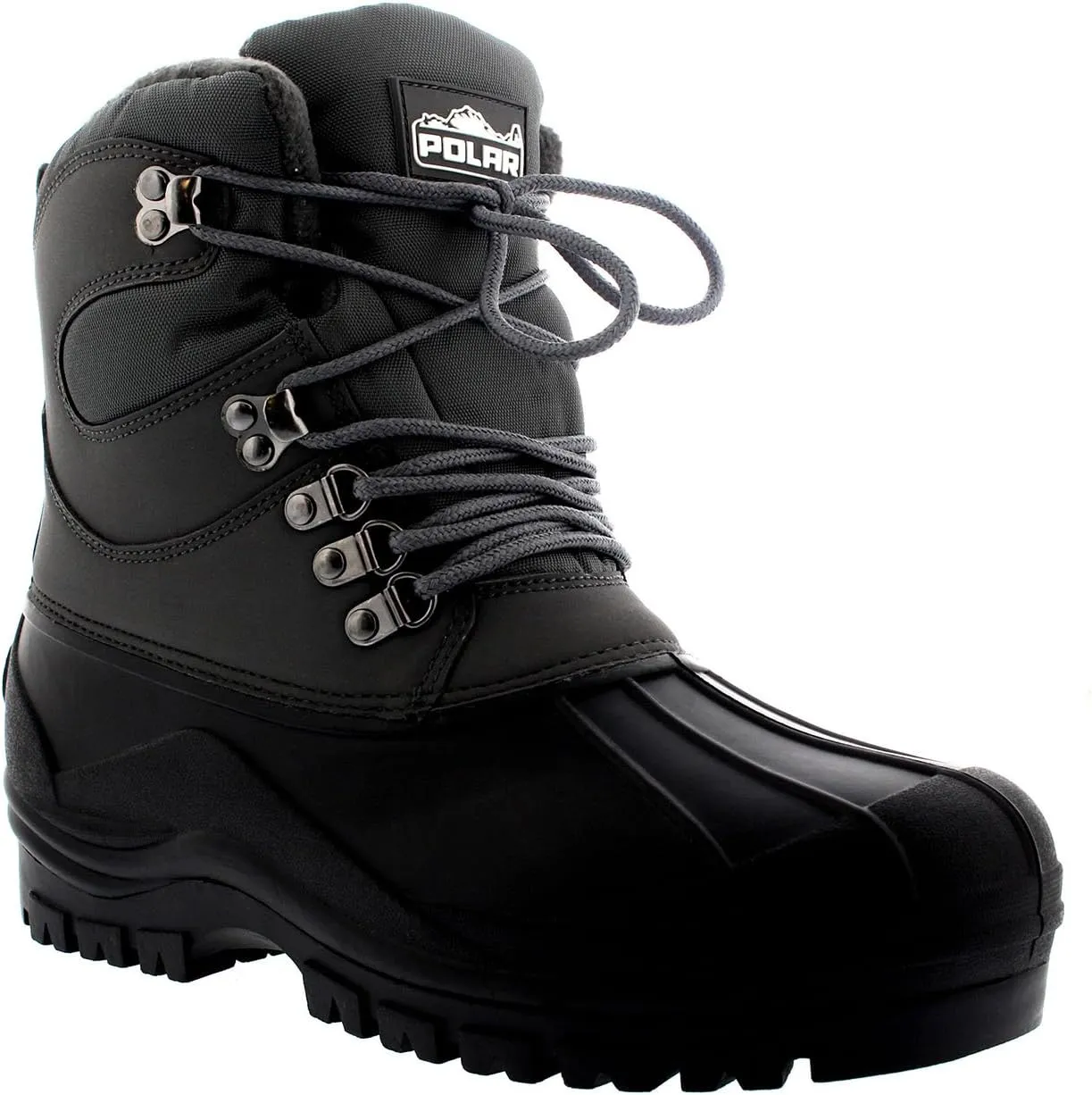POLAR Mens Snow Waterproof Duck Hiking Bean Hiker Walking Short Ankle Boots