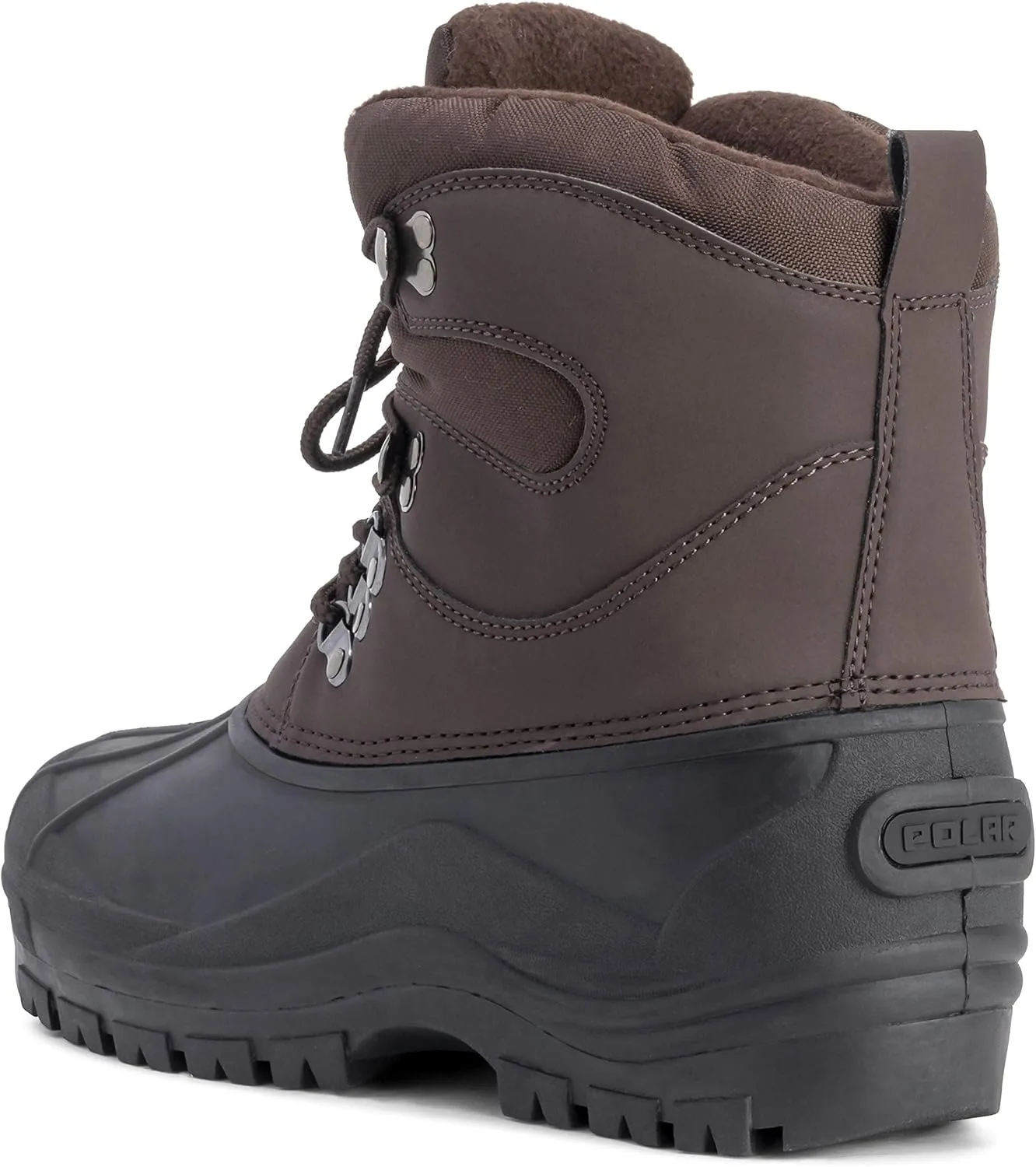 POLAR Mens Snow Waterproof Duck Hiking Bean Hiker Walking Short Ankle Boots