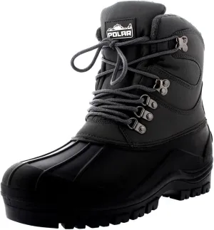 POLAR Mens Snow Waterproof Duck Hiking Bean Hiker Walking Short Ankle Boots