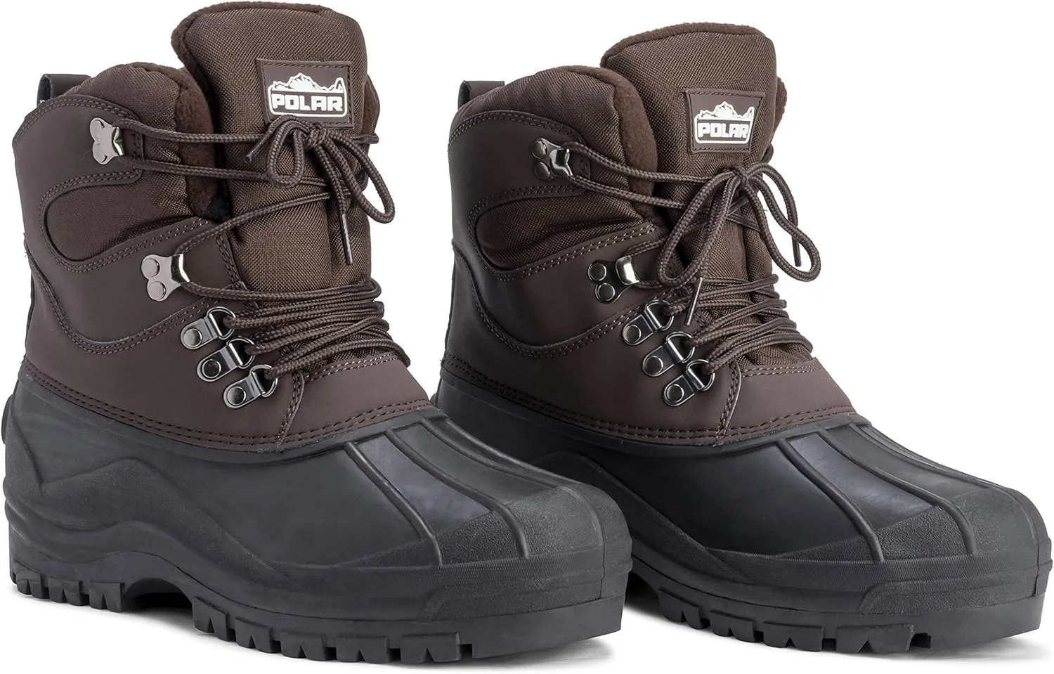 POLAR Mens Snow Waterproof Duck Hiking Bean Hiker Walking Short Ankle Boots