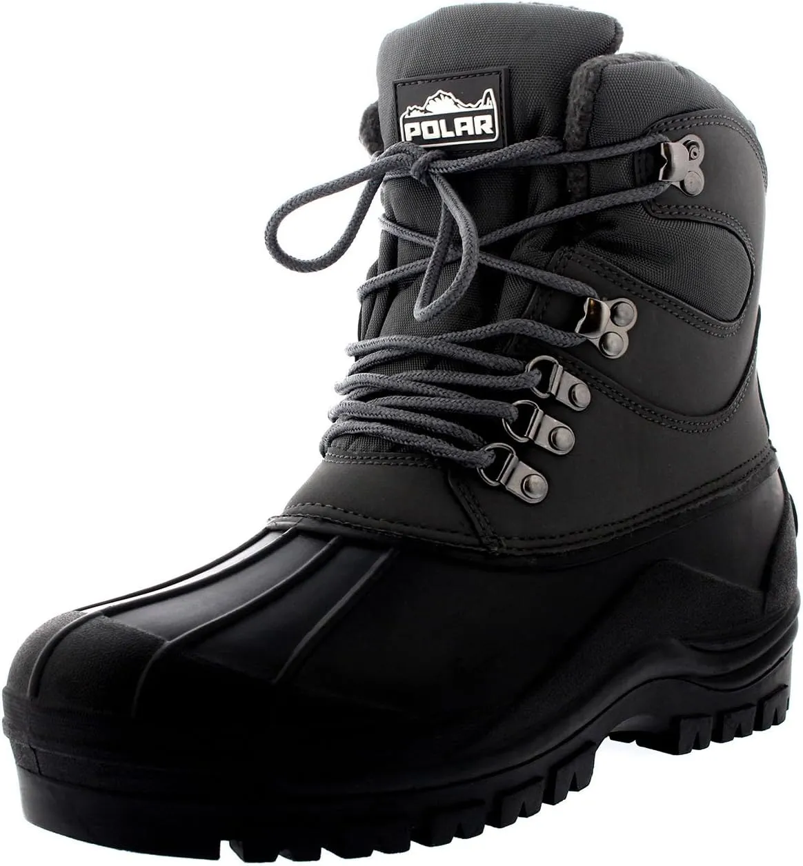 POLAR Mens Snow Waterproof Duck Hiking Bean Hiker Walking Short Ankle Boots