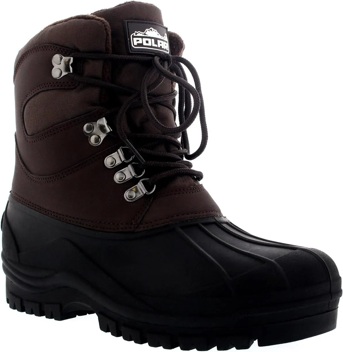POLAR Mens Snow Waterproof Duck Hiking Bean Hiker Walking Short Ankle Boots