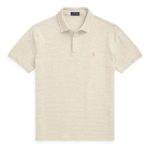 Polo Golf Classic Fit Stretch Oxford Mesh Polo Classic Khaki/White