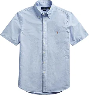 Polo Men's Short Sleeve Classic Fit Oxford Shirt for Business Casual