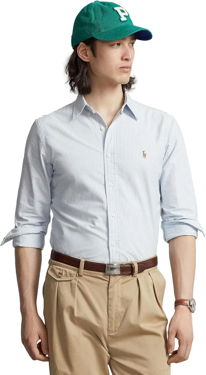 POLO RALPH LAUREN Men's Classic Oxford Long Sleeve Sport Shirt
