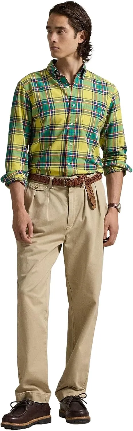 POLO RALPH LAUREN Men's Classic Oxford Long Sleeve Sport Shirt