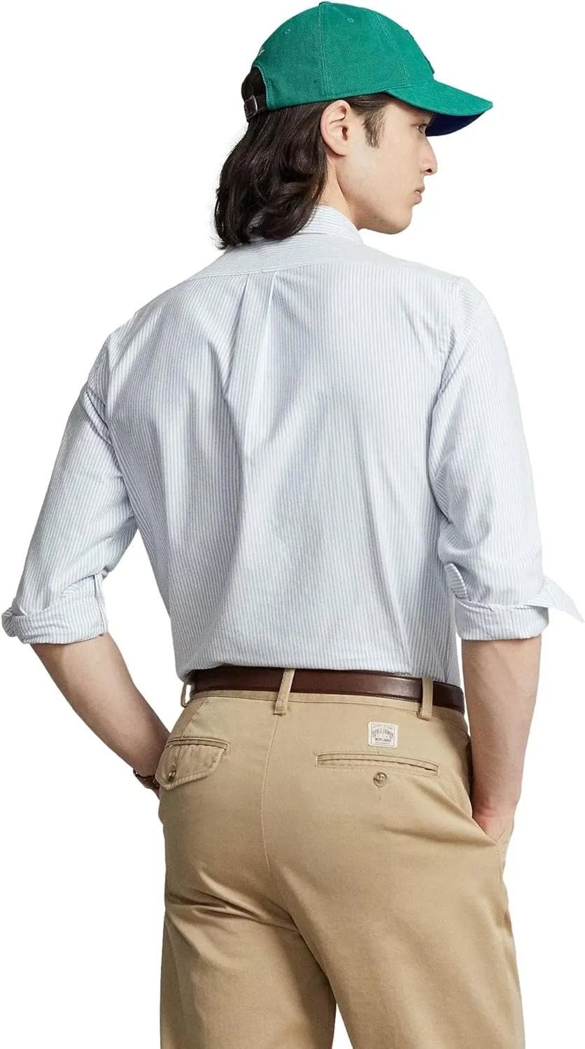 POLO RALPH LAUREN Men's Classic Oxford Long Sleeve Sport Shirt