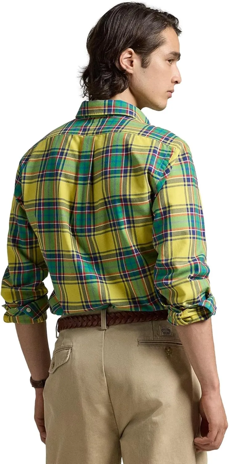 POLO RALPH LAUREN Men's Classic Oxford Long Sleeve Sport Shirt