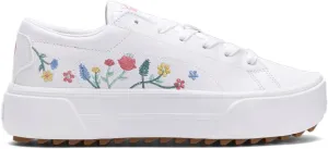 PUMA Womens Kaia Floral Platform Sneakers Shoes Casual - White - Size 9.5 M
