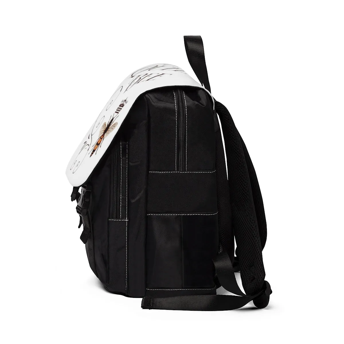 Queen Bee Unisex Casual Shoulder Backpack