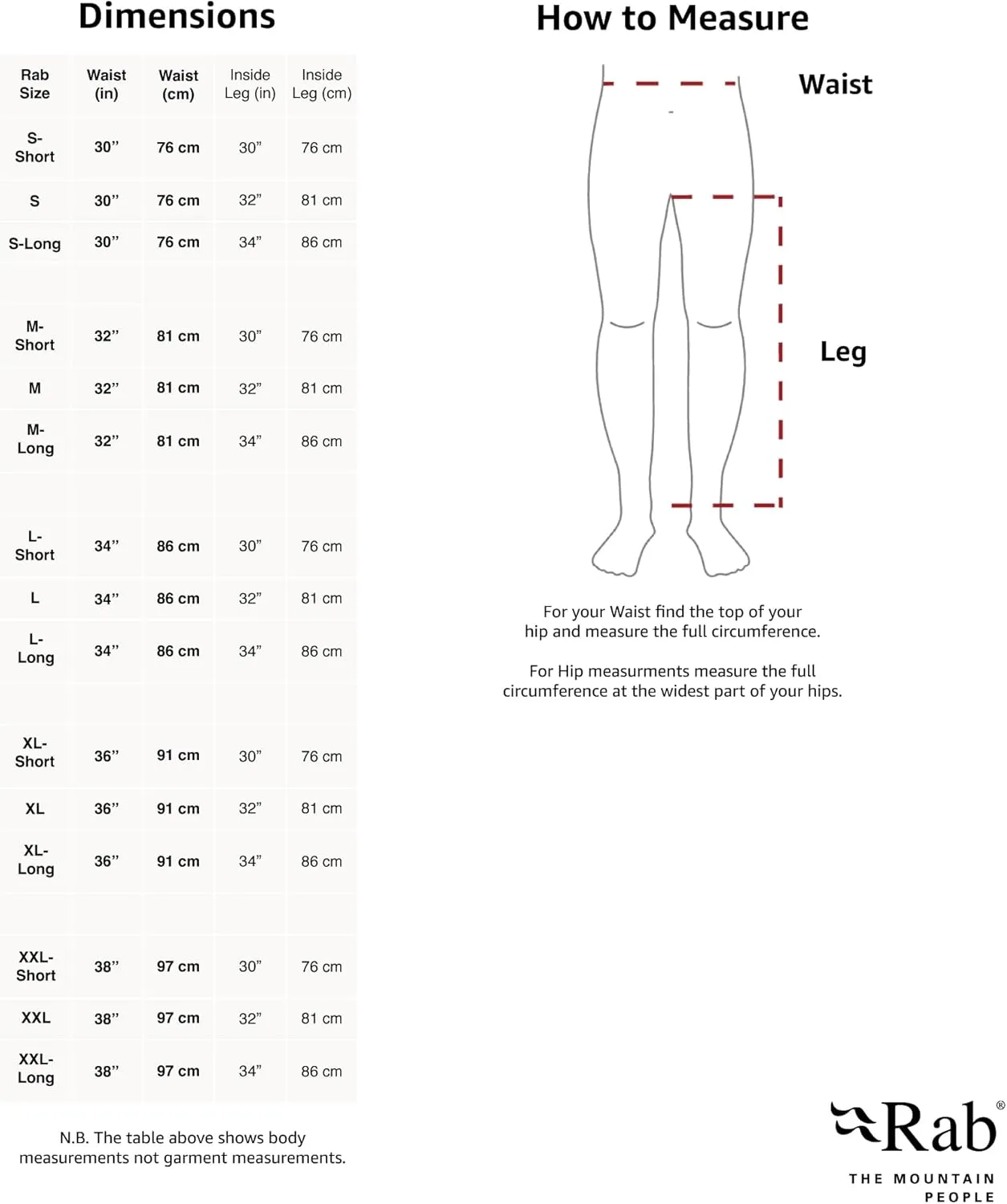Rab Men's Incline Hiking Pants, Lightweight Stretch for Climbing, Trekking, Mountain