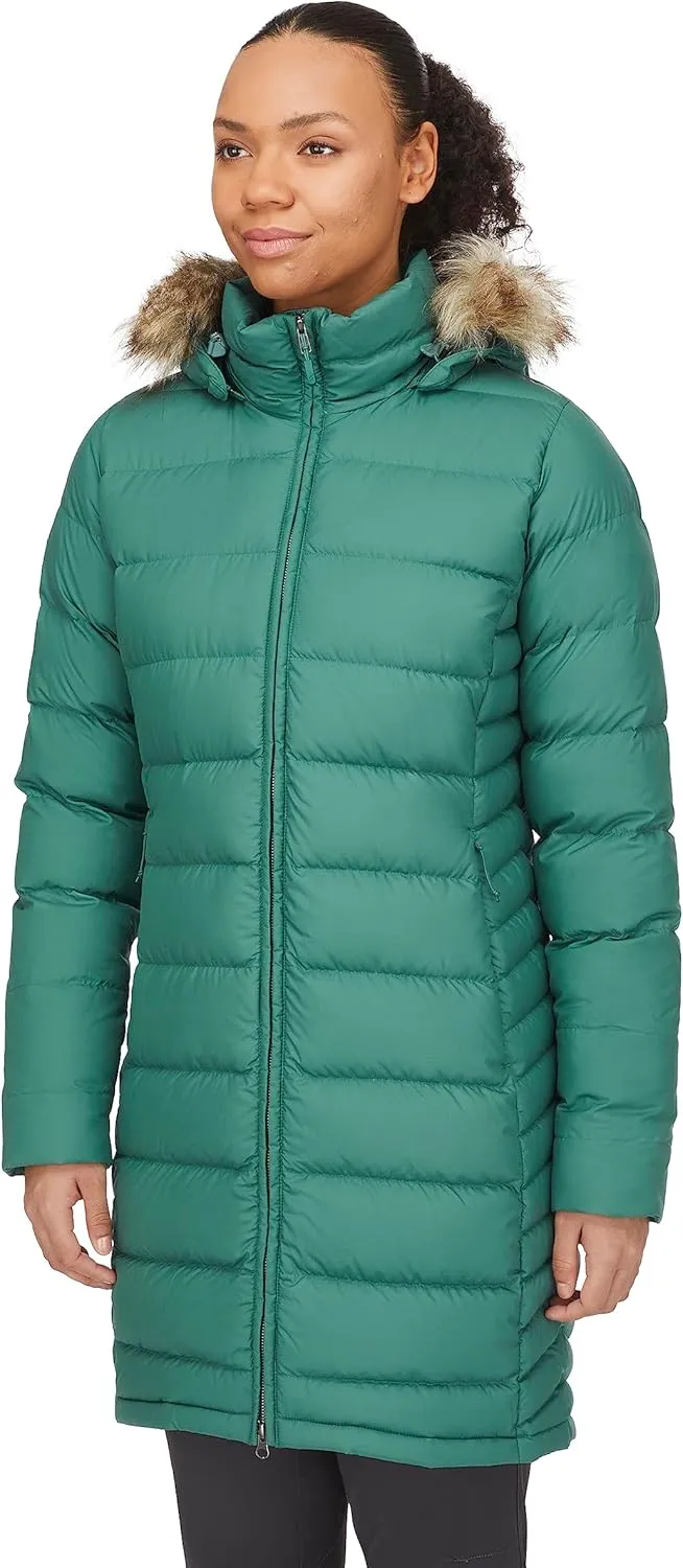 Rab Women's Deep Cover 700-Fill Long Down Parka Winter Coat for Hiking and Apres-Ski