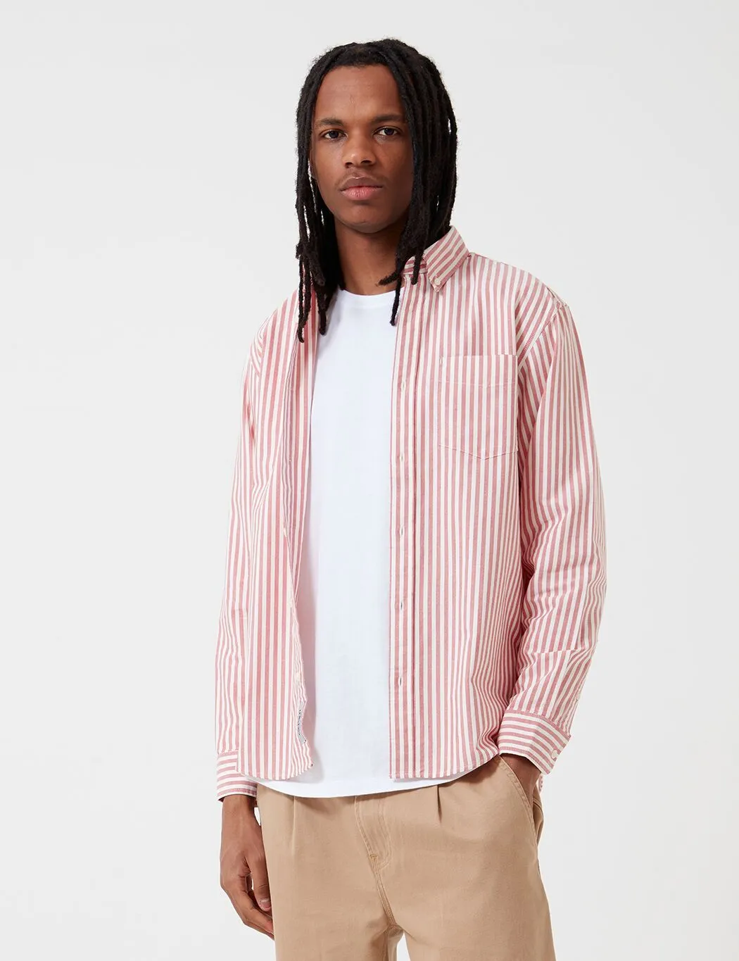 Red Carhartt-WIP Shirt High-value Etna (Stripe) - On-demand delivery Simon