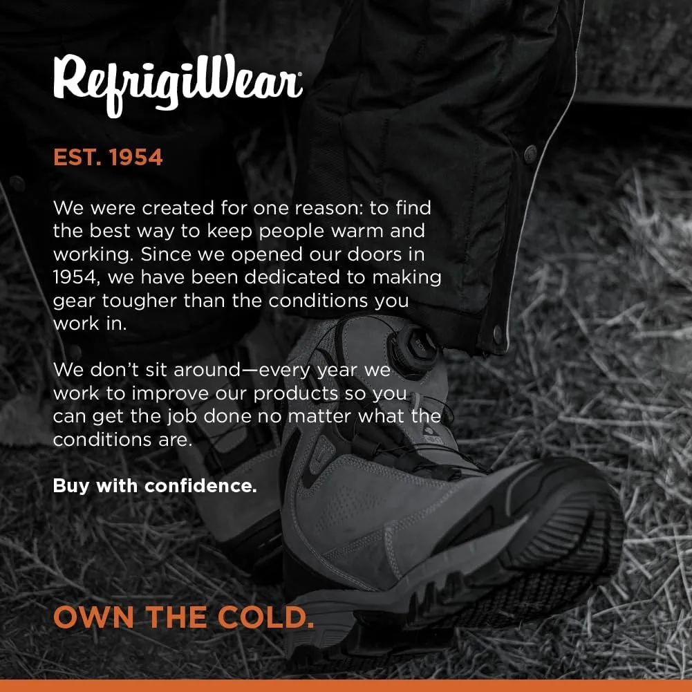 RefrigiWear Men’s 54 Gold Insulated Hiker Boots for Working, -45°F (-42°C)