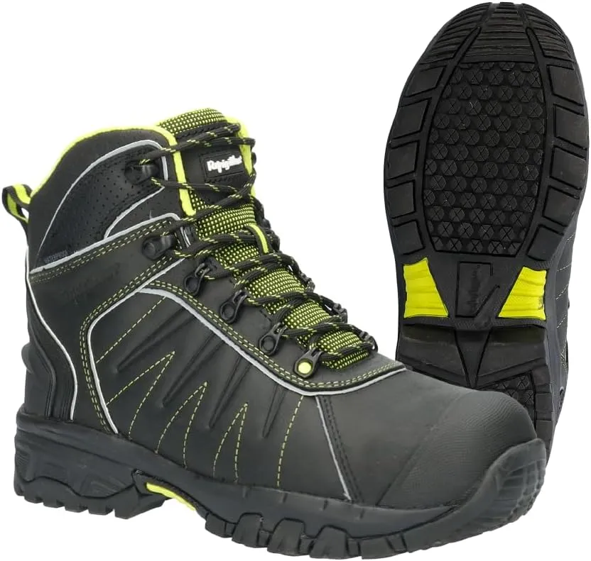 RefrigiWear Men’s OnyxRidge Hiker, Insulated Waterproof Leather Work Boots, -20°F to 30°F (-29°C to 1°C), Black