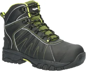 RefrigiWear Men’s OnyxRidge Hiker, Insulated Waterproof Leather Work Boots, -20°F to 30°F (-29°C to 1°C), Black