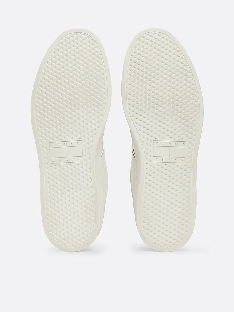 RETRO Suede Trainers Mens Ecru