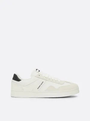 RETRO Suede Trainers Mens Ecru
