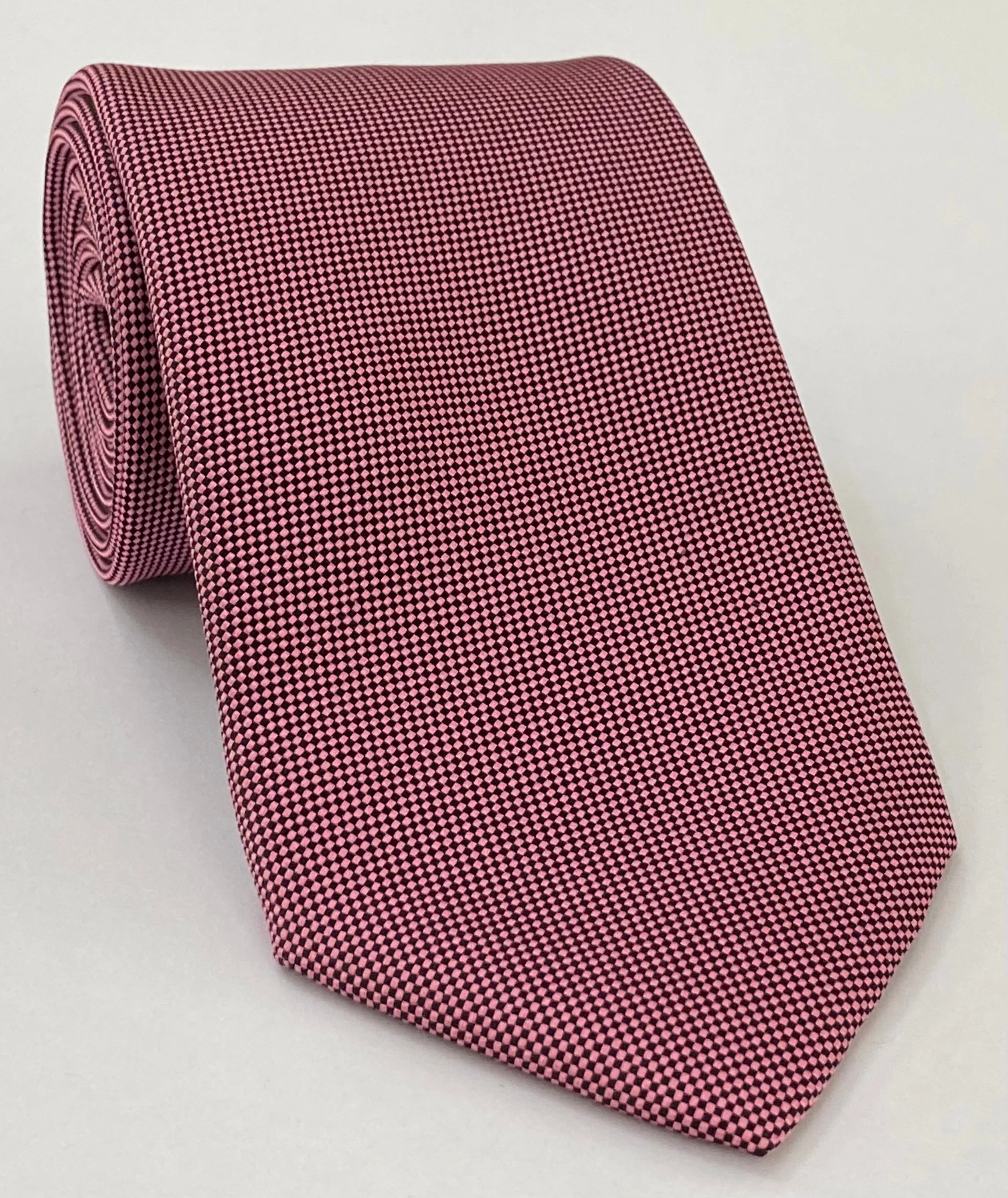 Rose Pink Oxford Silk Tie FFOXT-10