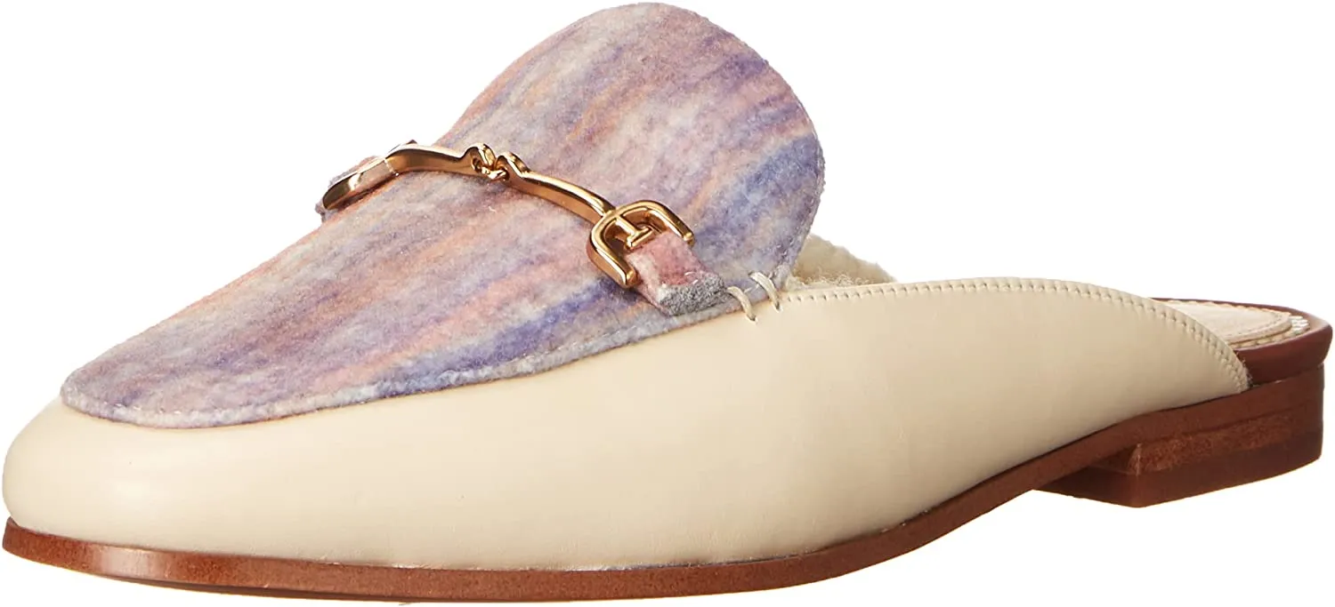 Rounded Multi/Summer On Great deal Linnie Edelman Slip Fashion Mules Unique collection Golden Sand Sam Toe