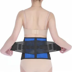 S-6XL Back Support Belt Lumbar Brace Slimming Shapers Belt Waist Trainer Belt For Men Women Dual Adjustment Weight Loss Fitness Fat Burner Workout Support ( Color : Black , Size : XXXXXL/XXXXX-Large )