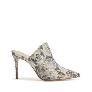 Schutz Toe Pointed Leather Snake Bardot Natural Mule Huge offer Mule On Slip Artistic Heeled