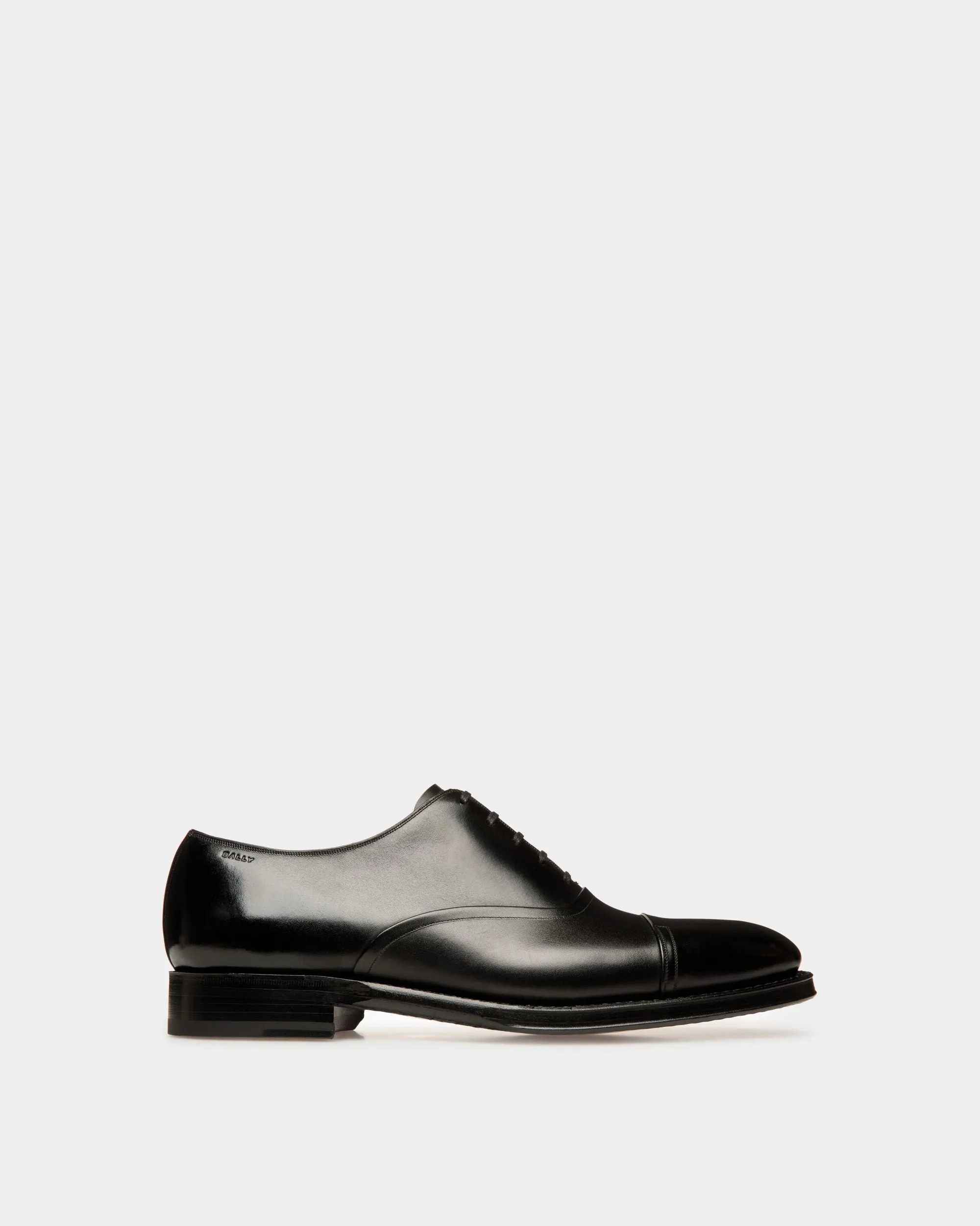 Scribe Un Oxford in Black Leather