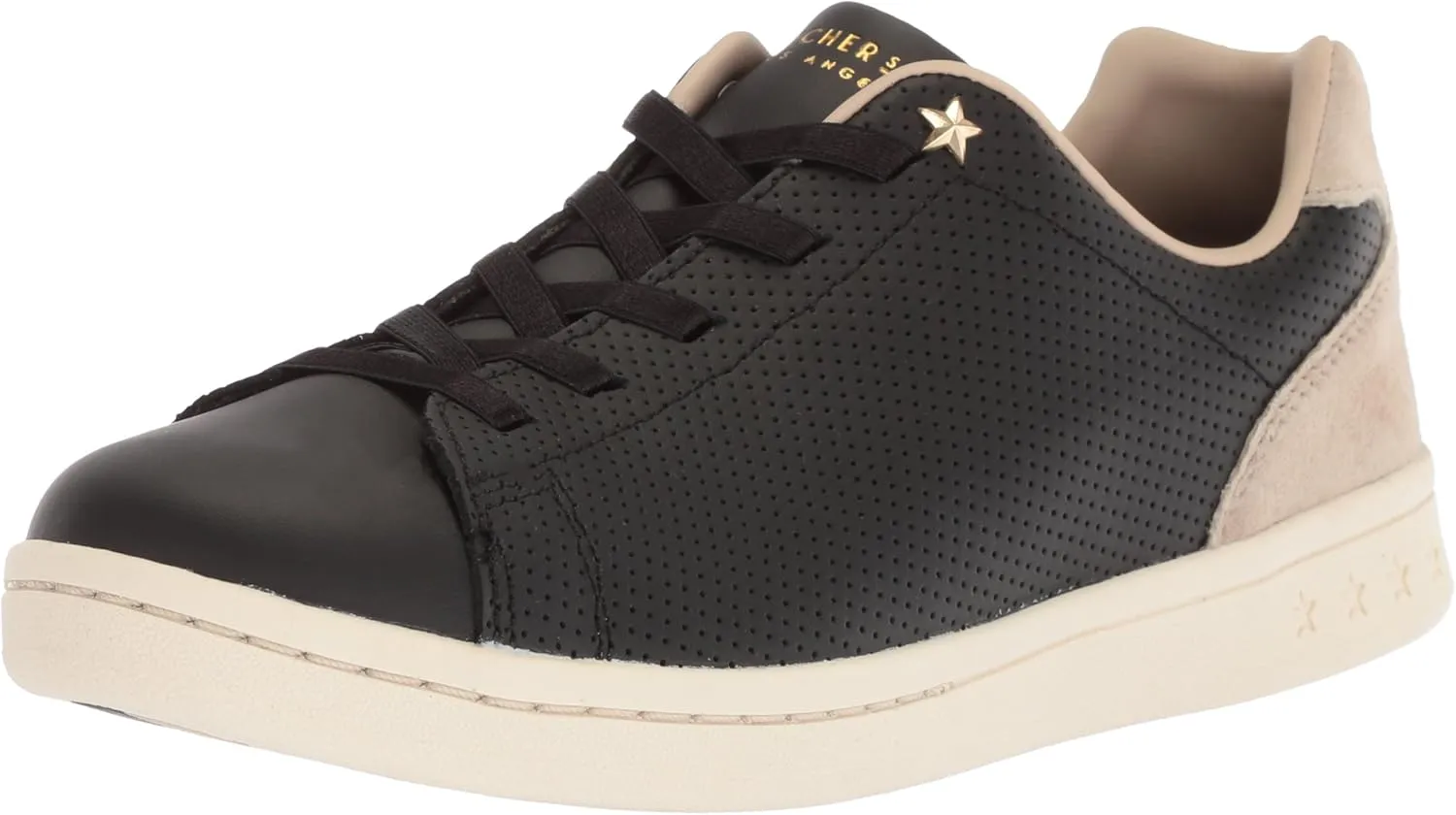 Skechers Unisex-Adult Darma-Perforated Leather Sneaker