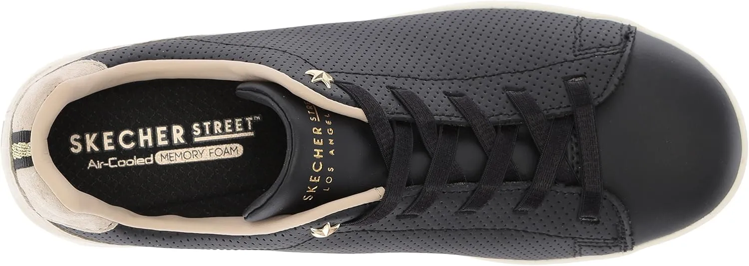 Skechers Unisex-Adult Darma-Perforated Leather Sneaker