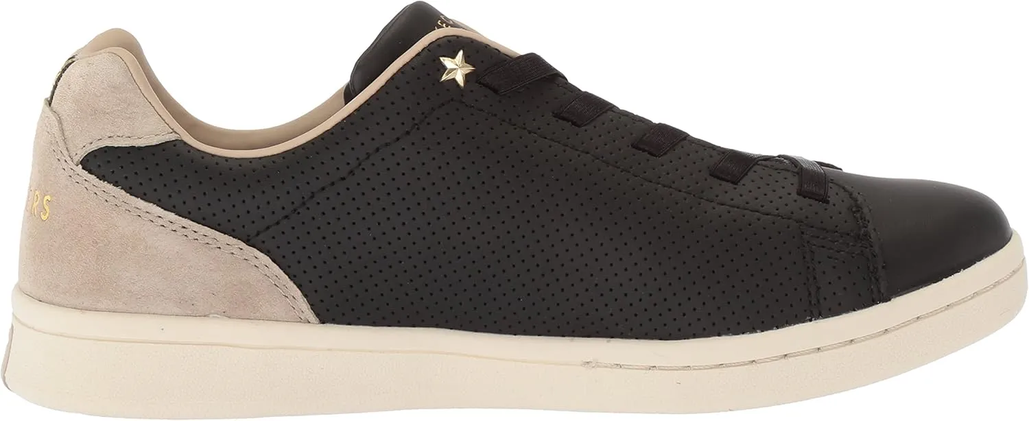 Skechers Unisex-Adult Darma-Perforated Leather Sneaker