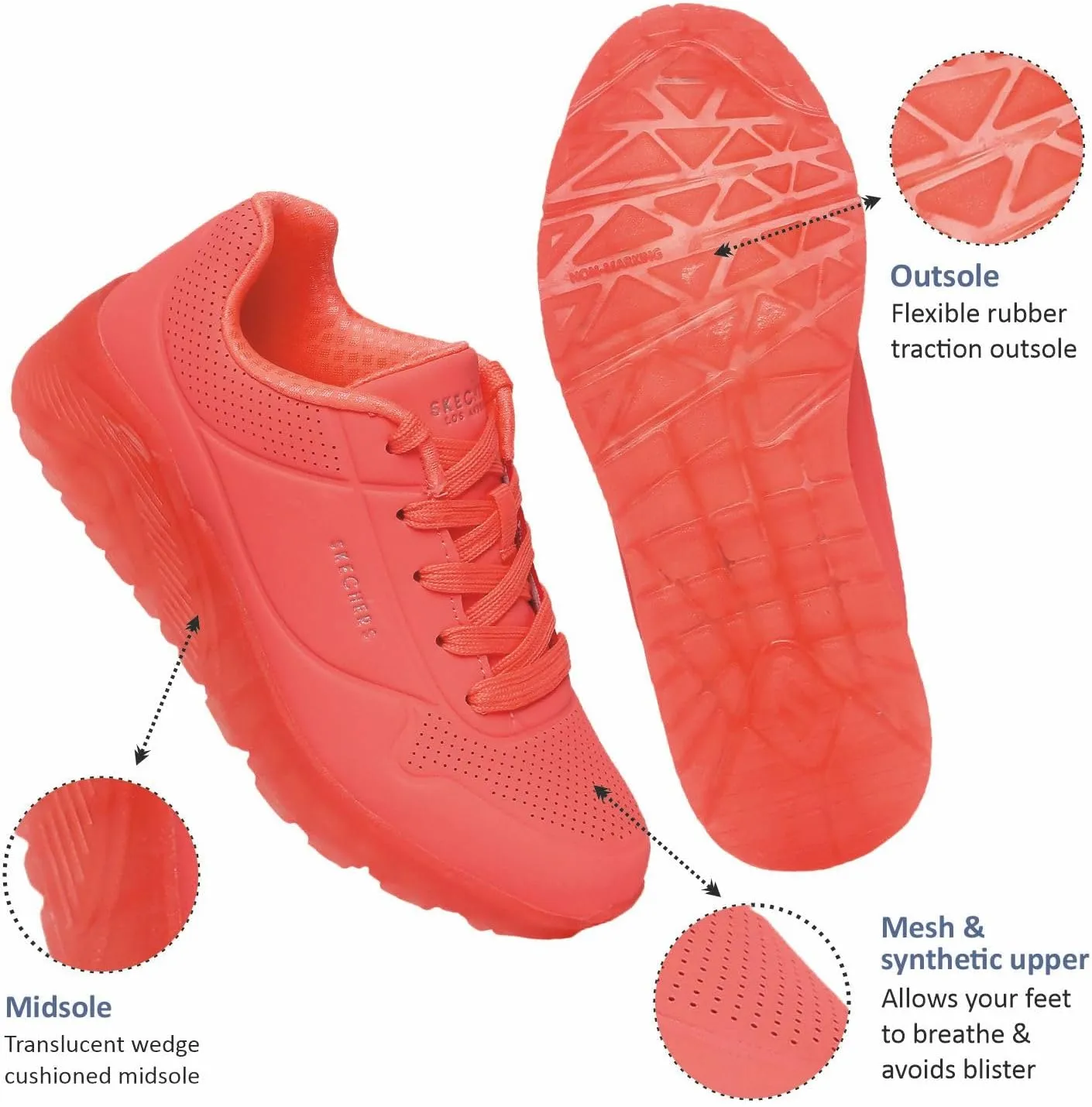 Skechers Unisex-Child Street Uno Lite-in My Zone Sneaker