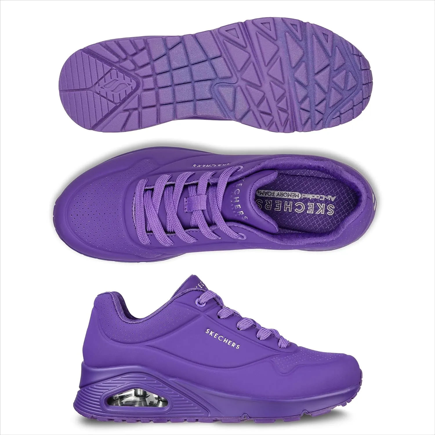 Skechers Women's Street, Uno - Neon Nights Sneaker