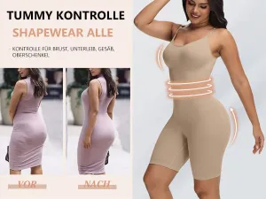 Slim N Lift Full Body Shaper For Female  | Tummy Control Thigh Slimmer Shape wear (Adjustable Standard size)