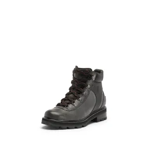 Sorel Women's Lennox Hiker Waterproof Boot - Black, Warp Red - Size 7