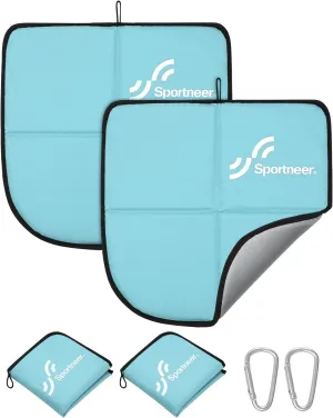 Sportneer Sitting Pad, Sit Pads for Backpacking Portable Camping Sit Pad Waterproof Folding Pad Stadium Seat Pad for for Camping Picnics Hiking