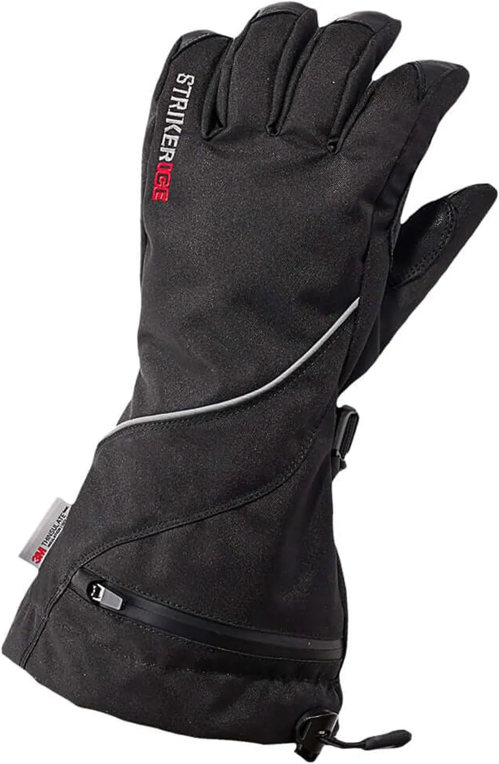 Striker Women's Mirage Waterproof Breathable Insulated Outdoor Ice Fishing Gloves with Adjustable Wrist and Gauntlet Closures