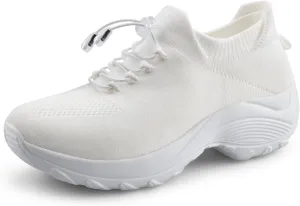 STUNAHOME Orthopedic Sneakers Breathable Women Walking Shoes Slip on Trainers Women's Comfortable Casual Ladies Athletic Shoe Thick Bottom
