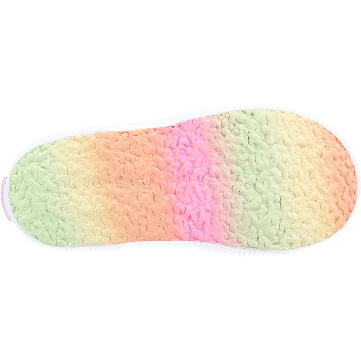 Superga 2750 Shaded Lace Trainer White/Candy Multicolour