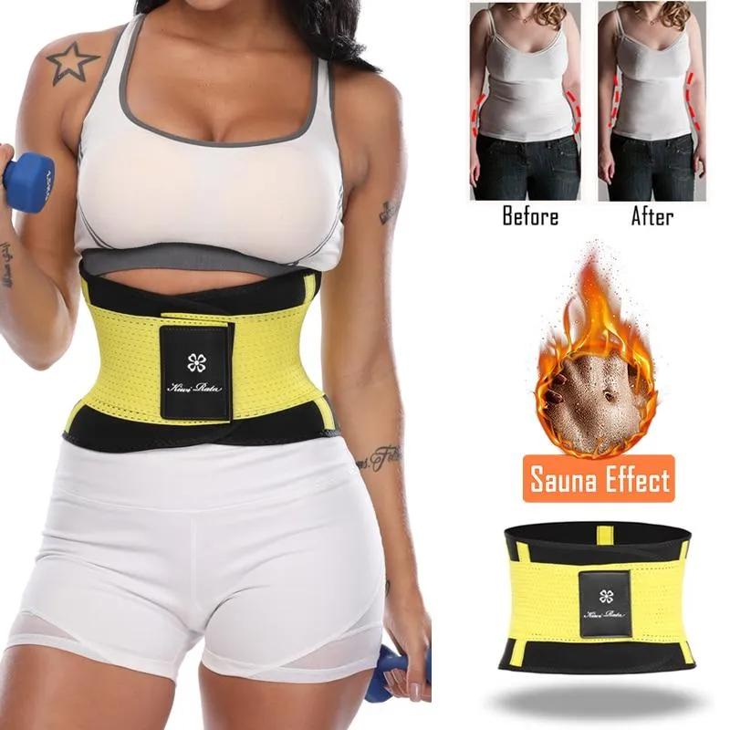 Sweat Waist Trainer Body Shape Shaper Xtreme Power Modeling Belt Faja