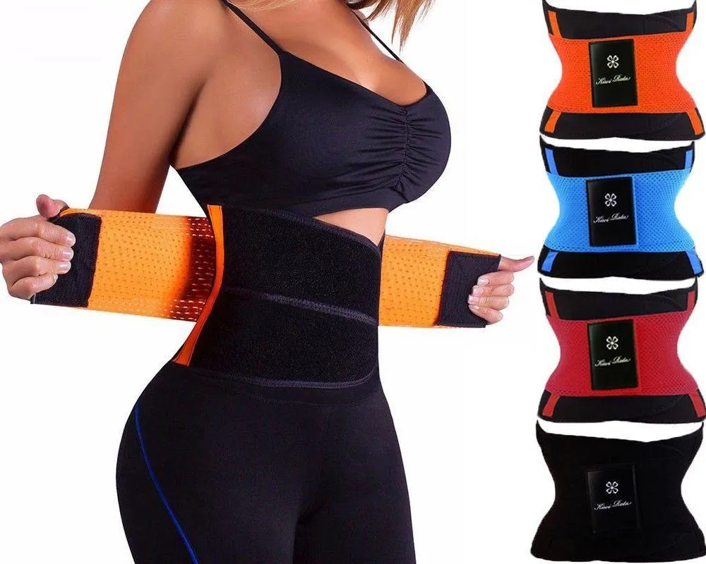 Sweat Waist Trainer Body Shape Shaper Xtreme Power Modeling Belt Faja