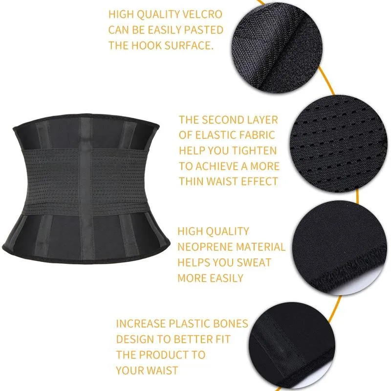 Sweat Waist Trainer Body Shape Shaper Xtreme Power Modeling Belt Faja