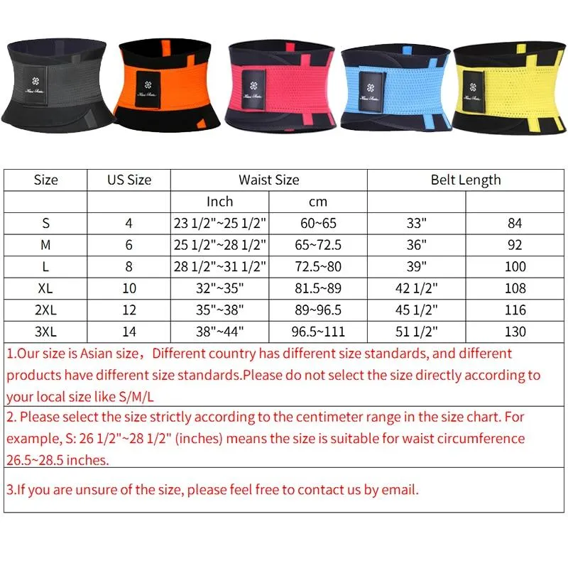 Sweat Waist Trainer Body Shape Shaper Xtreme Power Modeling Belt Faja