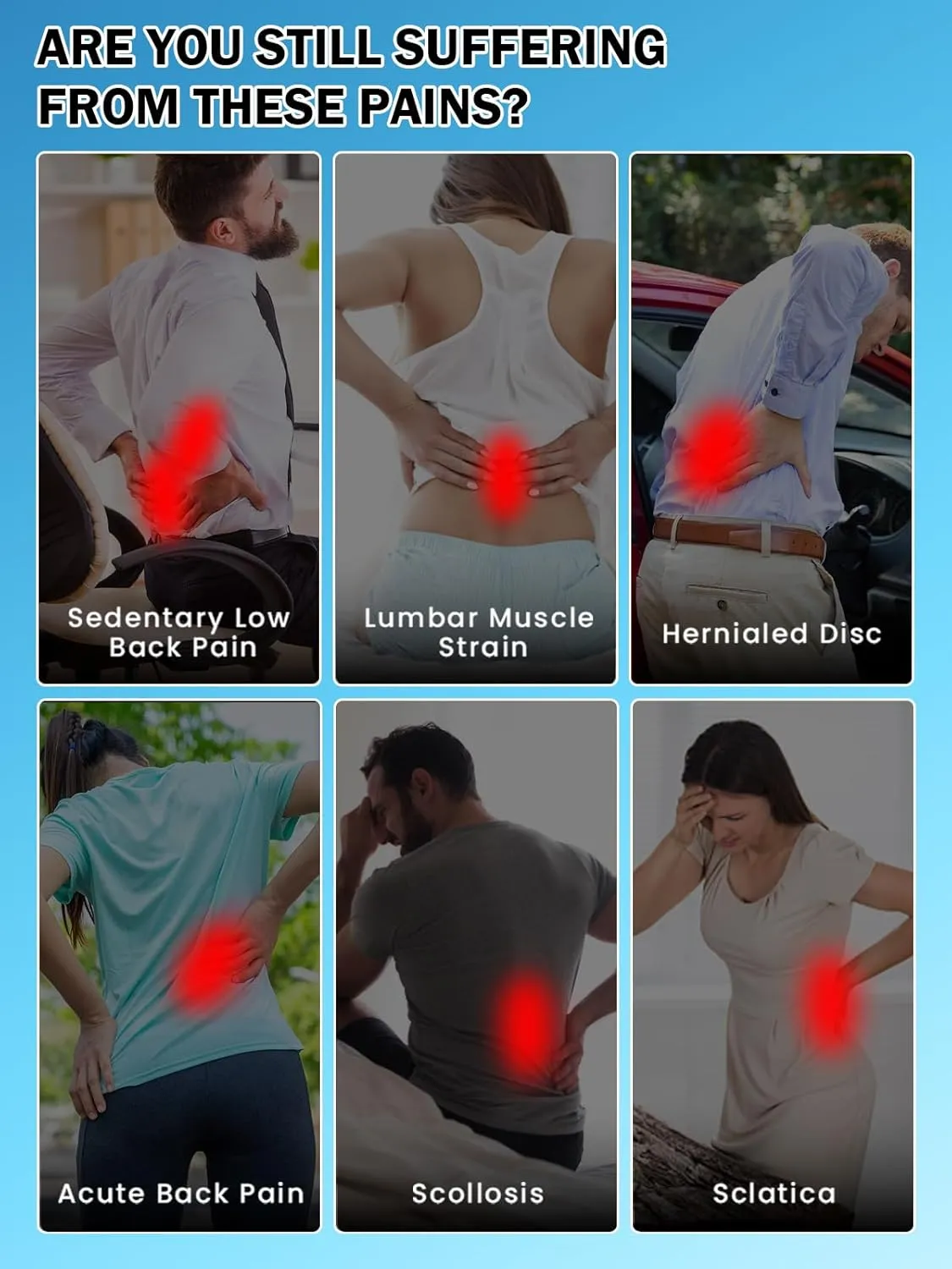 SYXUPAP Back Support Belt for Men Women, Back Brace for Lower Back Pain Relief from Sciatica, Hernated Disc, Scoliosis, Dual Adjustable and Breathable