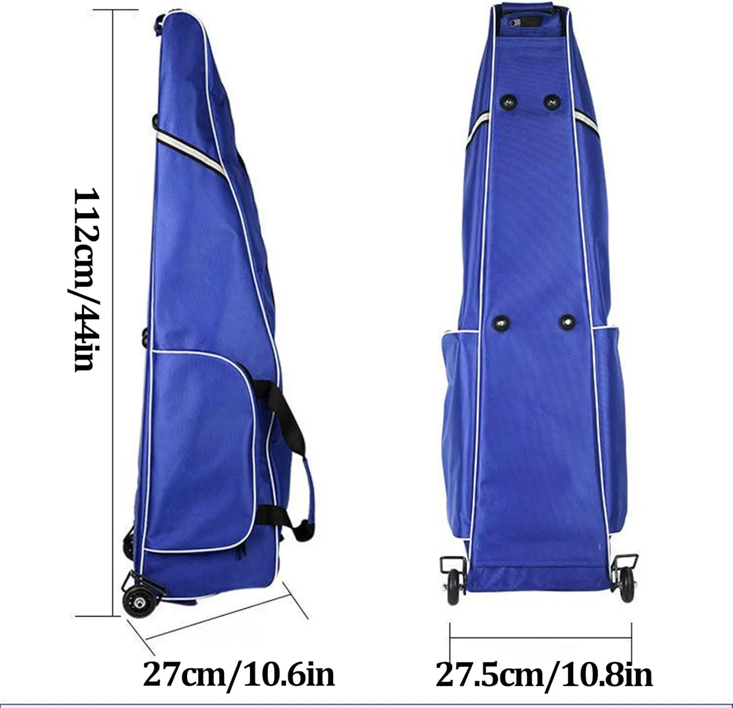 TBQATNTS Fencing Draw-bar Wheel Bag,Fencing Bag with Wheels,Fencing Equipment Bag,Fencing Bag Sword Storage Bag Portable Sword Pouch,Fencing Roller Bag,Suitable for Fencing Equipment,Orange