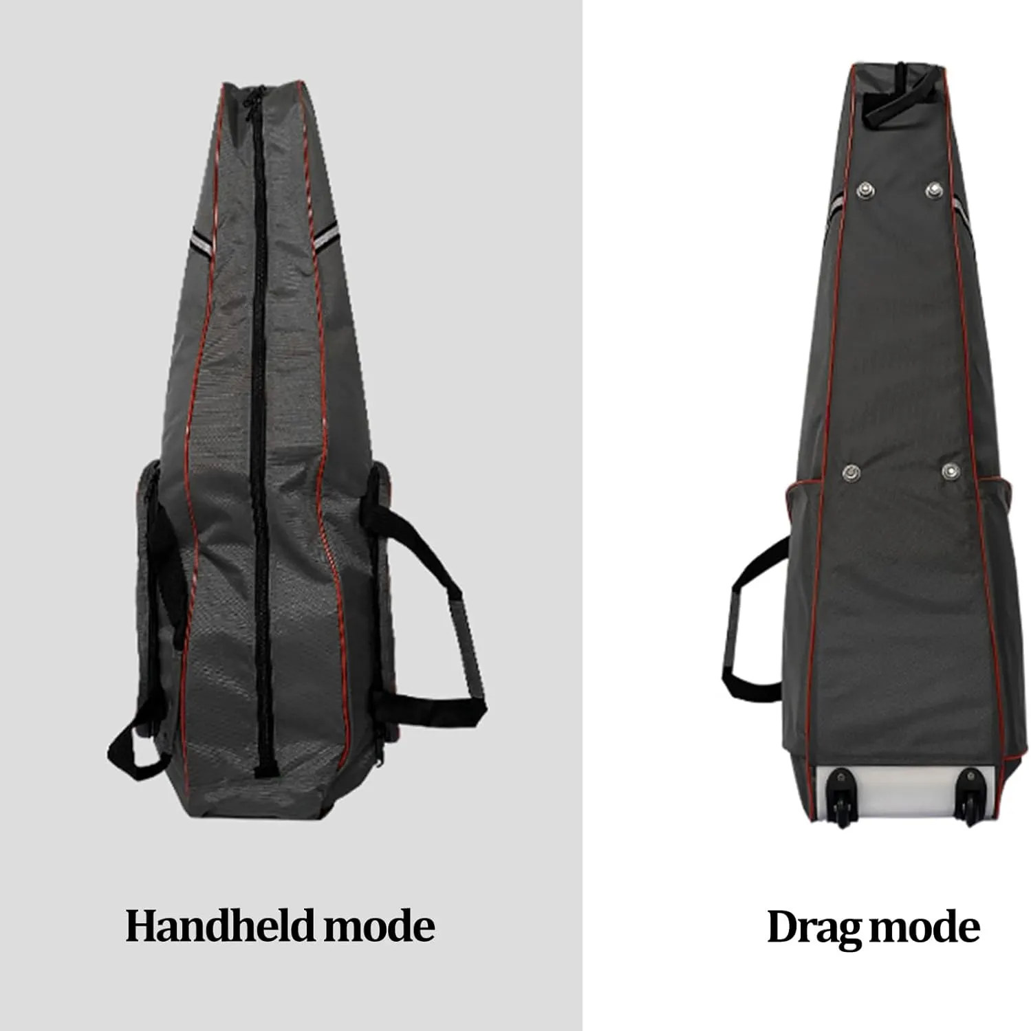 TBQATNTS Fencing Suit Pull Rod Type Sword Bag with Wheels - Suitable for Foil/Epee/Saber Mask and Fencing Gear