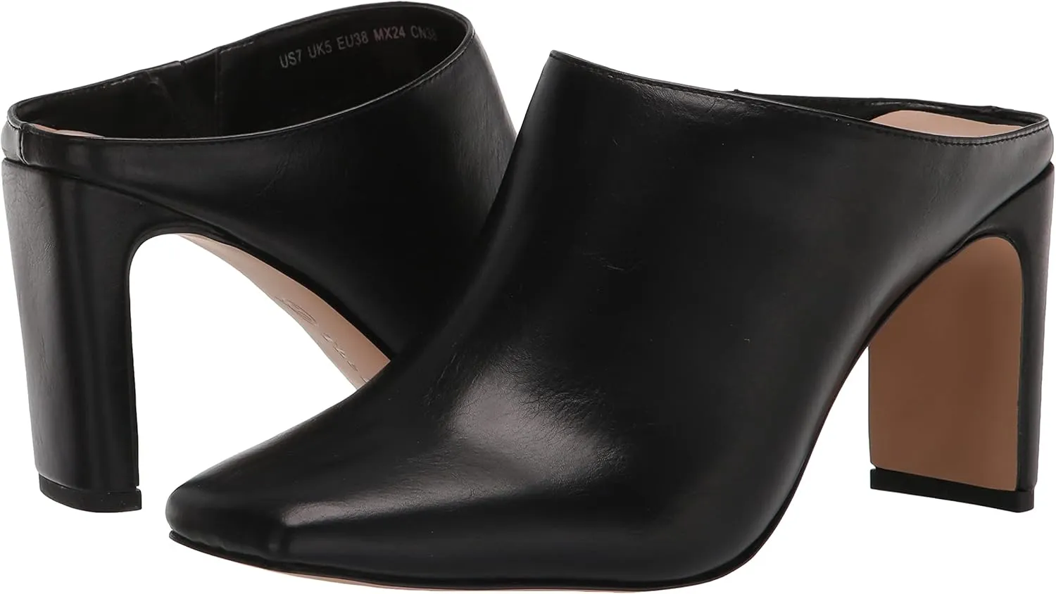 The Drop Women's Avena Square-Toe Block-Heel Mule