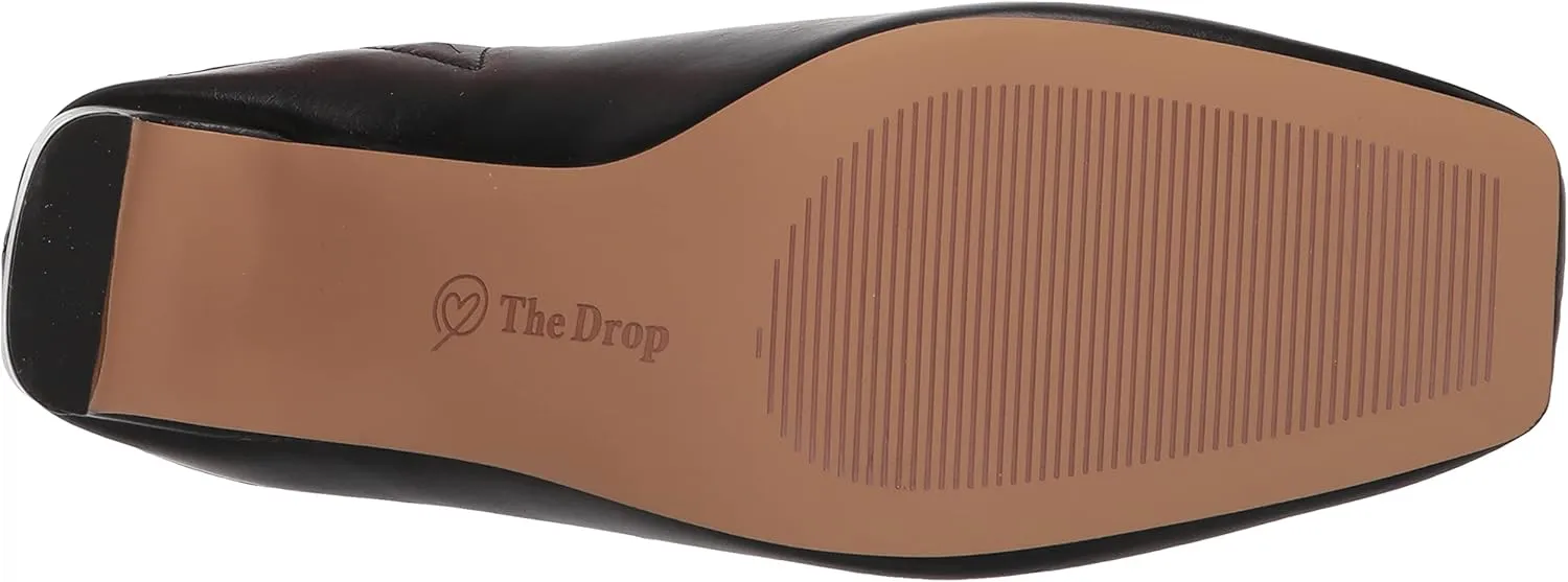 The Drop Women's Avena Square-Toe Block-Heel Mule