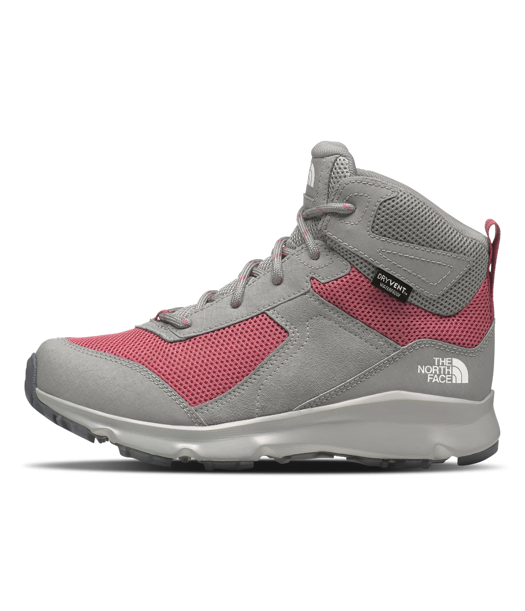 THE NORTH FACE Jr Hedgehog Hiker II Mid WP, Meld Grey/Slate Rose, 4