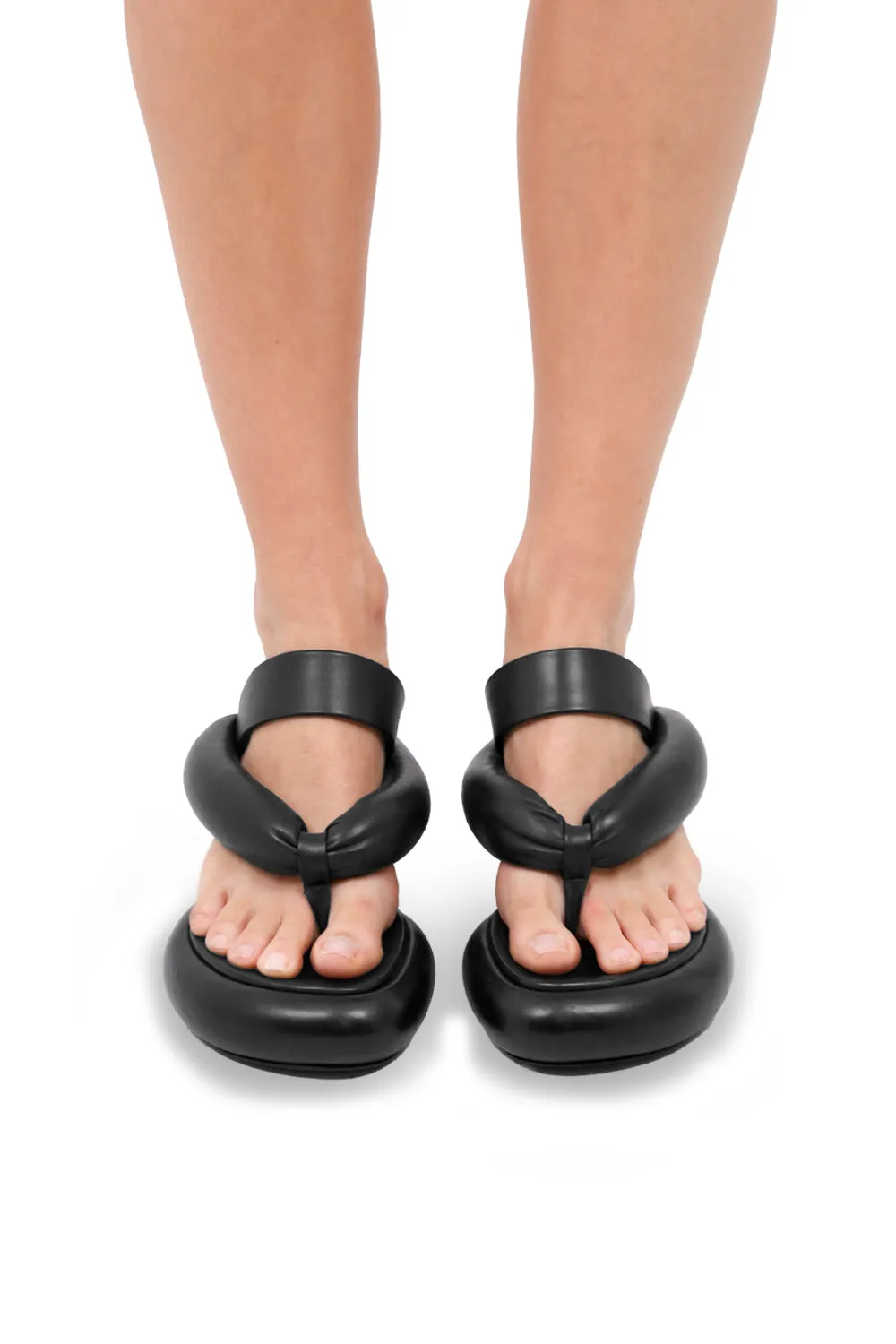 THONG 35MM MULE | BLACK